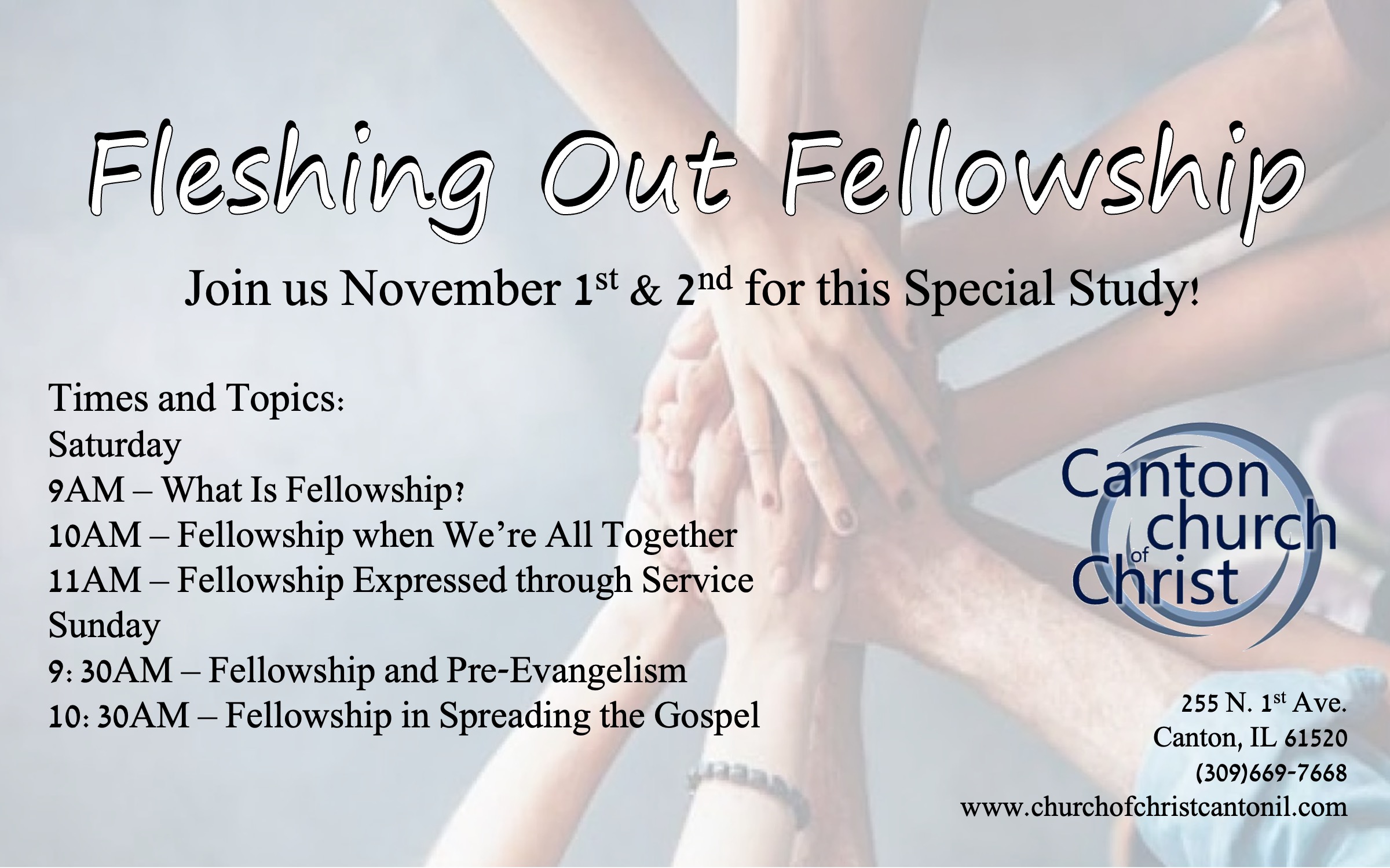 Fall Meeting Flyer_Fleshing Out Fellowship